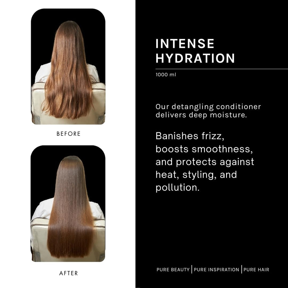 Silky, shiny hair texture after using pH PURE HAIR Smooth Perfect conditioner