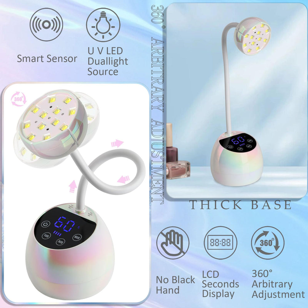 PHAIN UV LED lamp with 36W power for fast home curing.