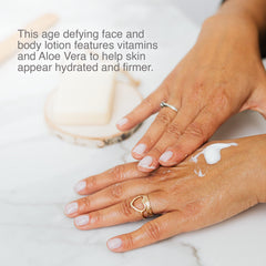 Pharmagel Firma Derm applied to skin reveals hydrating, firming feel.