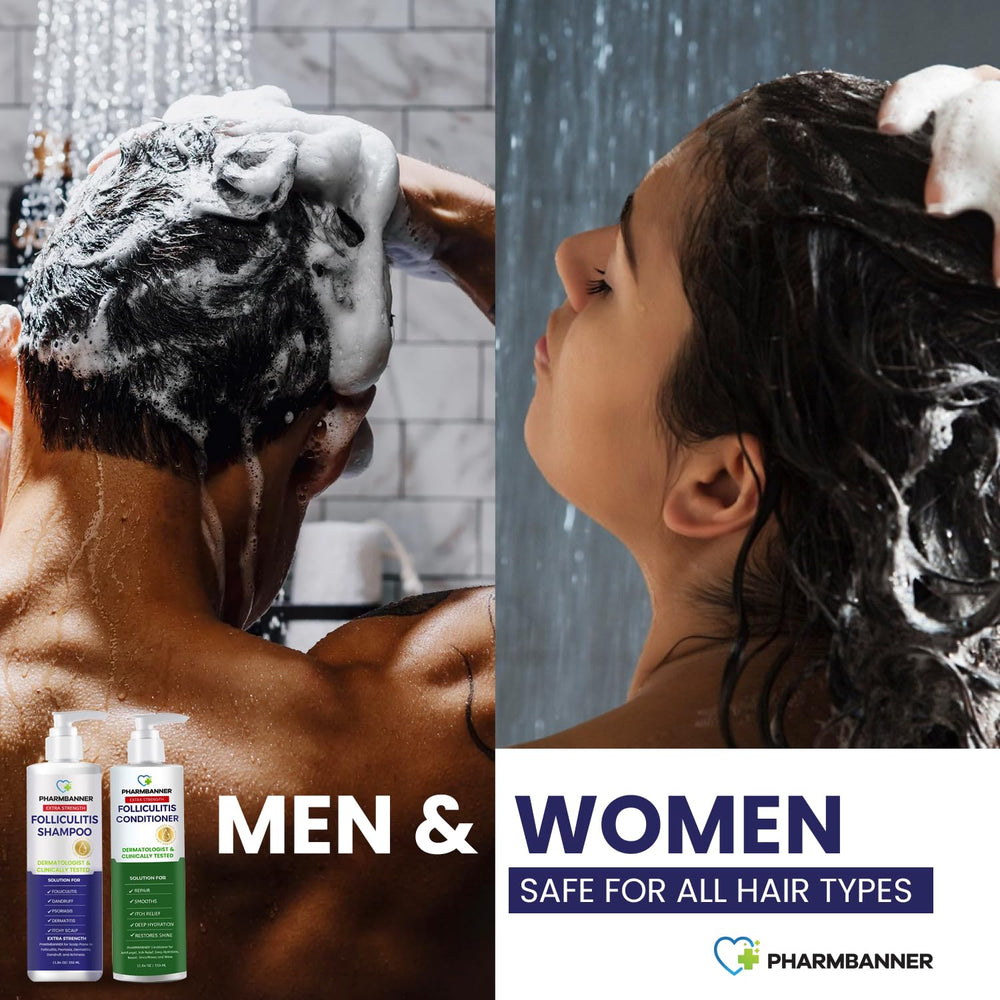 PHARMBANNER Sulfate-free formula label signals gentle care