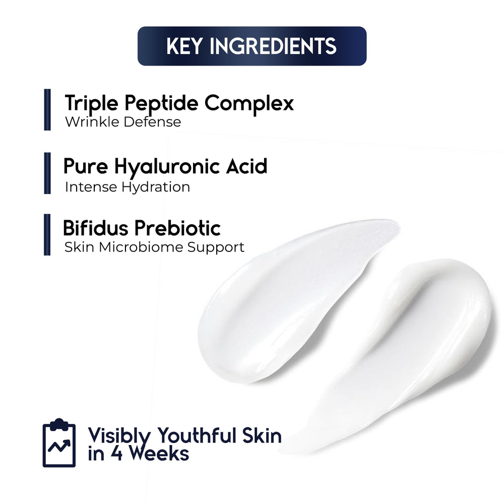 Pharmlitalia Night Cream texture swirl showing a silky formula for rejuvenation.