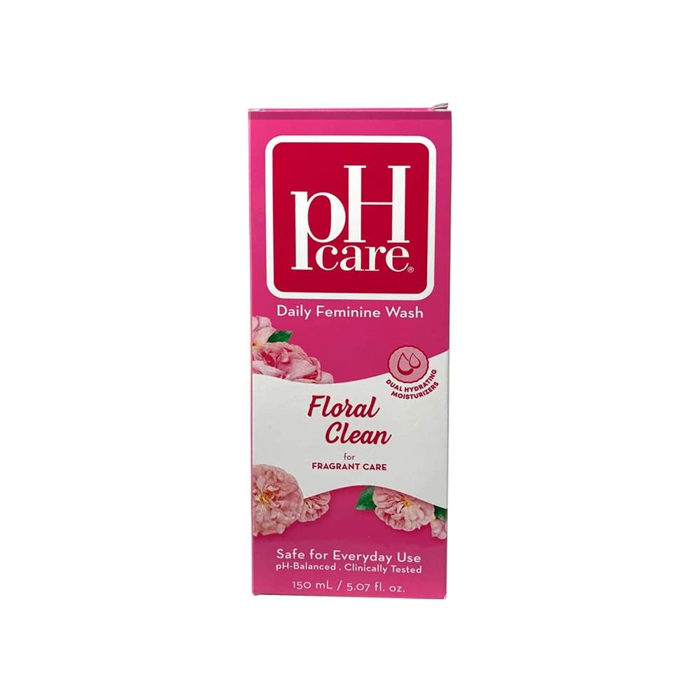 PHCARE Passionate Bloom back view with notes on gentle, pH-friendly hydration