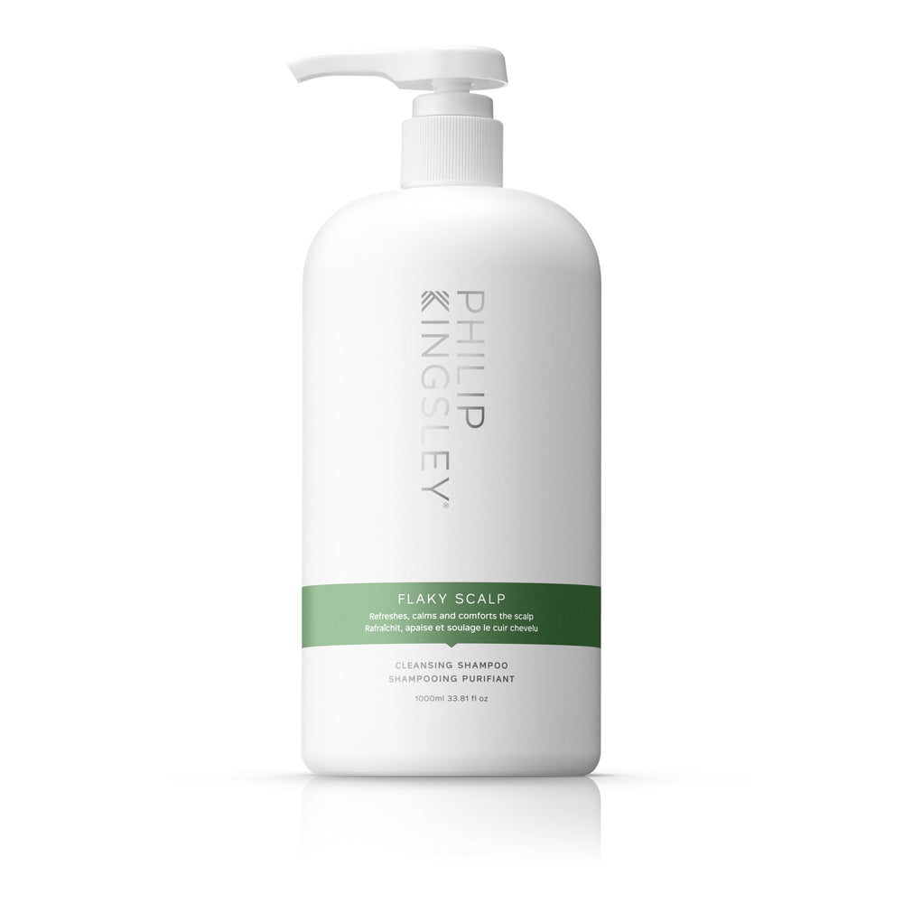 Philip Kingsley Flaky Scalp Shampoo bottle ready for soothing scalp care.