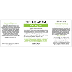Phillip Adam shampoo foam-lather close-up, coconut cleansing action