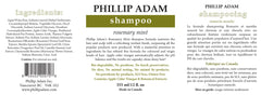 Phillip Adam Rosemary Mint Shampoo lather closeup hints cooling sensation and cleanliness.