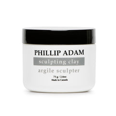 Phillip Adam Sculpting Hair Clay delivering strong hold with matte finish for defined short hair