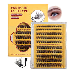 PHIXBEAR lashes blend with natural lashes for a wispy finish