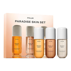 PHLUR Paradise Skin Set packaging showcases a limited-edition gift collection.