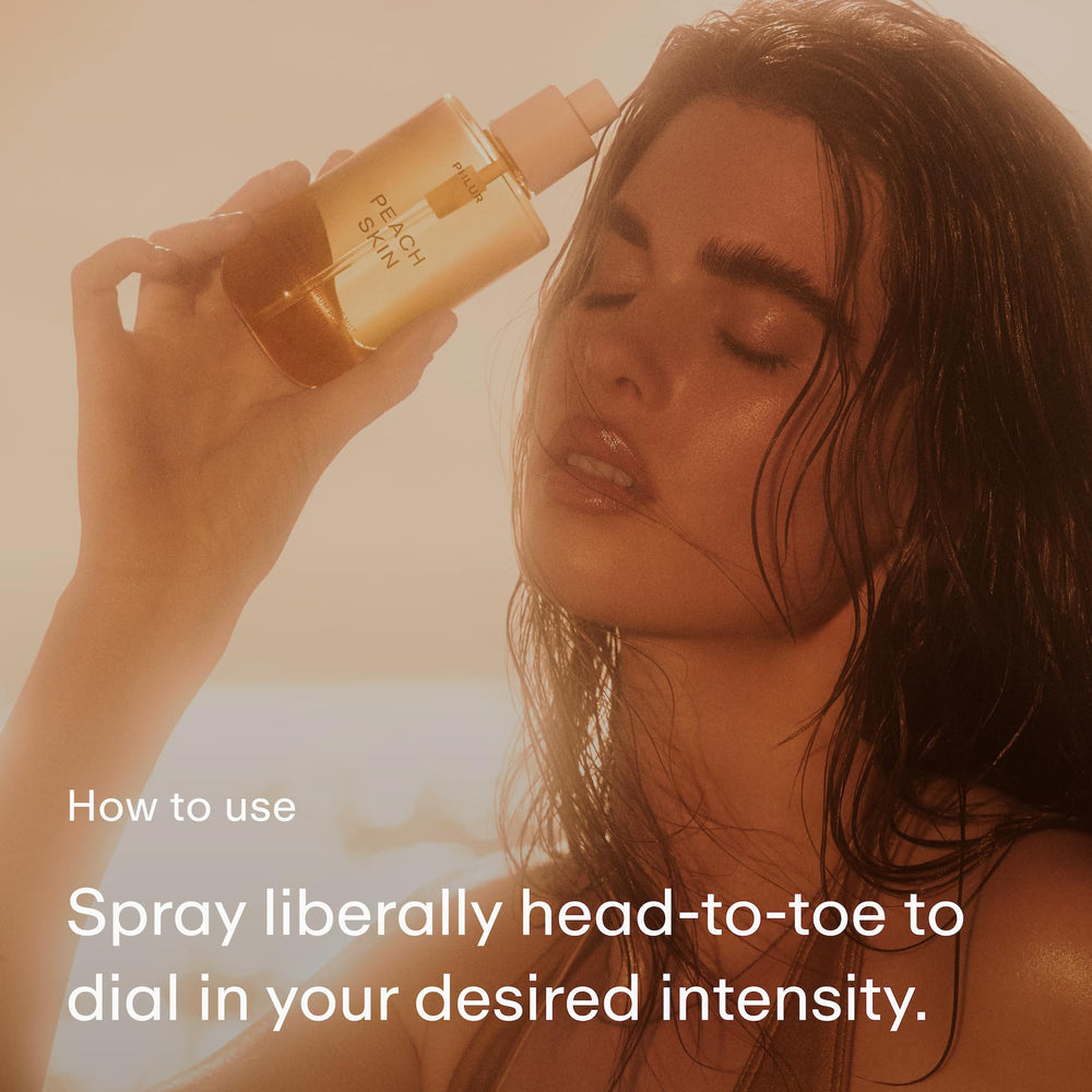 PHLUR Peach Skin Body Mist top notes peach-plum visual for scent preview