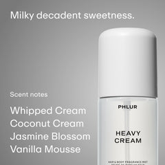 PHLUR Sweet Skin Trio hair and body mist for seamless all-over fragrance.