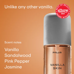 PHLUR Vanilla Skin body mist adds comforting sweetness to each layer.