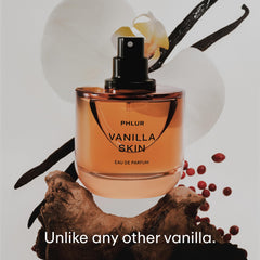 PHLUR Vanilla Skin top notes featuring pink pepper for a bright opening.