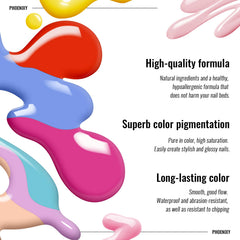 Phoenixy nail art decorations and tools for creative manicures