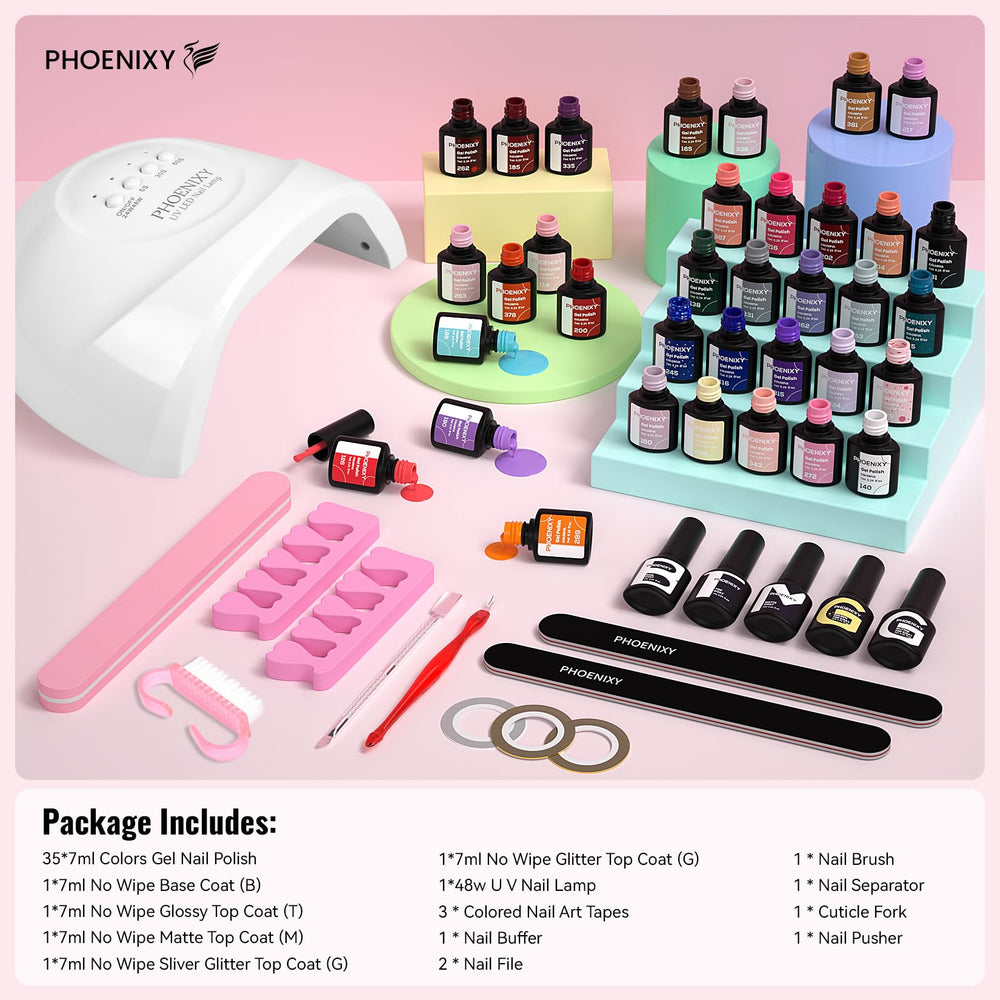 Phoenixy ST9016 manicure starter kit for complete at-home nail care