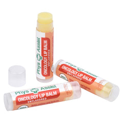 PhysAssist lip balm glide on lips for hydration.