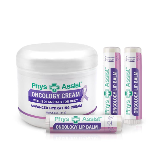 PhysAssist Oncology Cream jar front for soothing, hydrating skin.