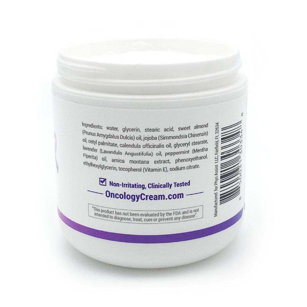 PhysAssist Oncology Cream packaging for 6oz size ready for daily use.