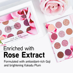 Physicians Formula Eyeshadow Bouquet shimmer shades catch light for festive or evening looks.