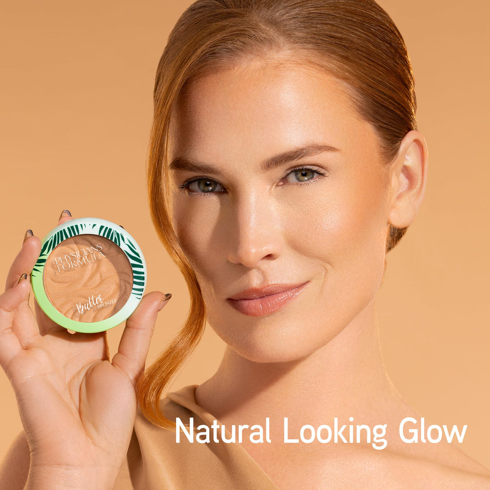 Smooth application of Murumuru Butter Bronzer for sculpted or natural looks
