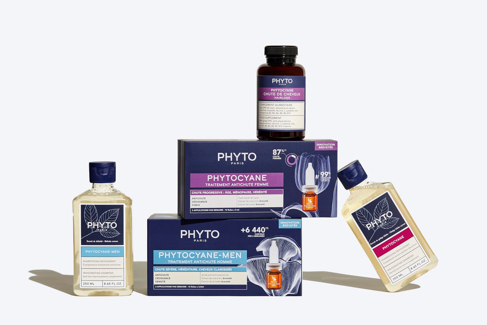 PHYTOCYANE label details with clinical results emphasis and safe ingredients.