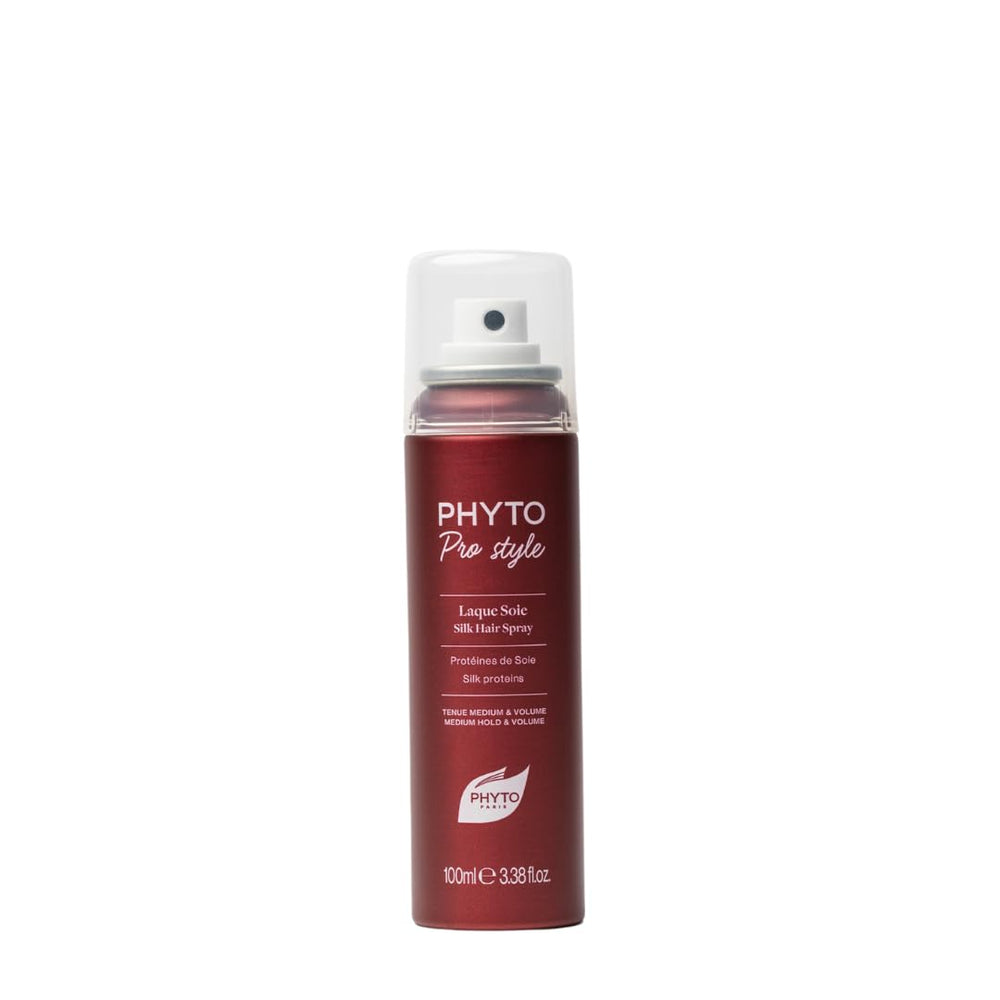 PHYTO PRO STYLE Laque Soie bottle spray delivers weightless hold and silky shine.