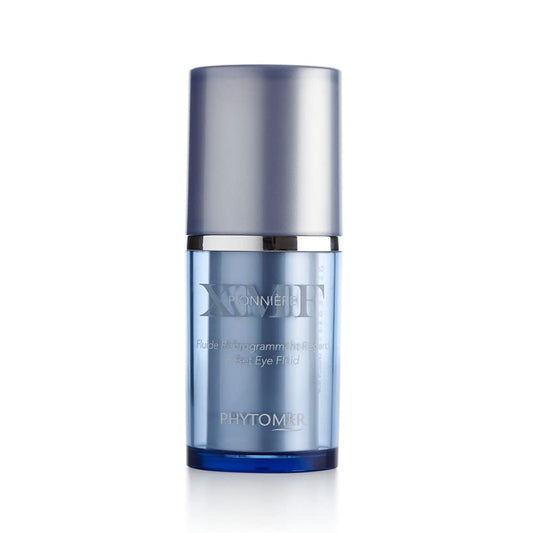 Phytomer Pionnière XMF Reset Eye Cream bottle for daily eye care.
