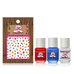 Piggy Paint nail application on a child with smooth color