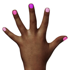 Piggy Paint Rainbow Party nail art stickers included for creative, mess-free manicures.