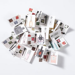 Pilestone fragrance sampler with airline-approved, travel-friendly format.