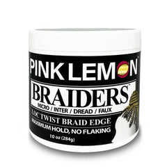 PINK LEMON Braiding Gel bottle pour for easy application and strong hold