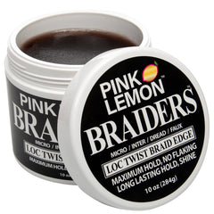 PINK LEMON Braiding Gel fast drying formula speeds styling