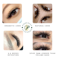Pinneacle Wispy Promade Fans close-up texture detail for quality fibers