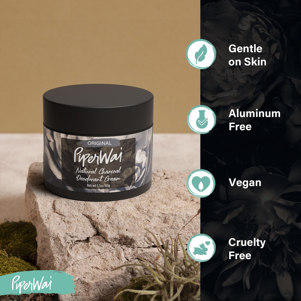 PiperWai aluminum-free formula ideal for sensitive skin during daily wear.