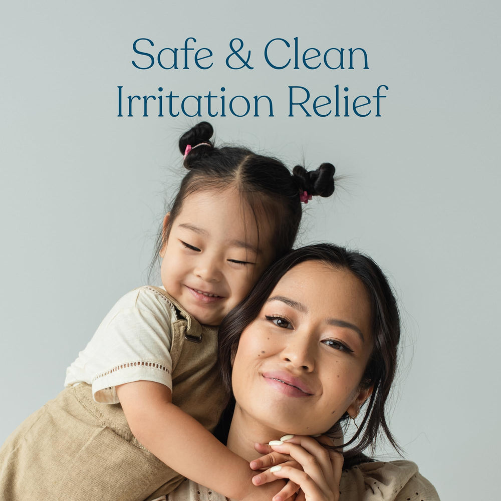 Pipette Eczema Lotion on baby’s arm demonstrates gentle care