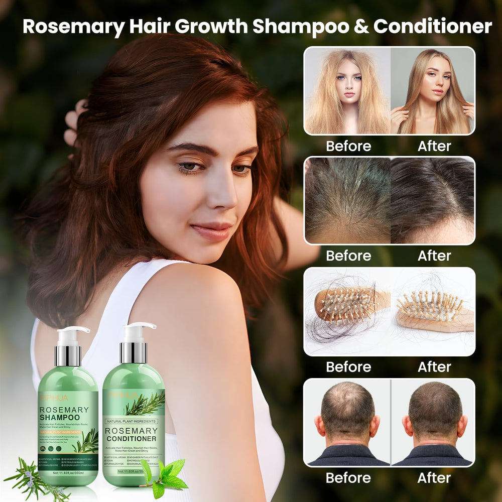 PIPIHUA Rosemary conditioner bottle nourishes and smooths dry hair