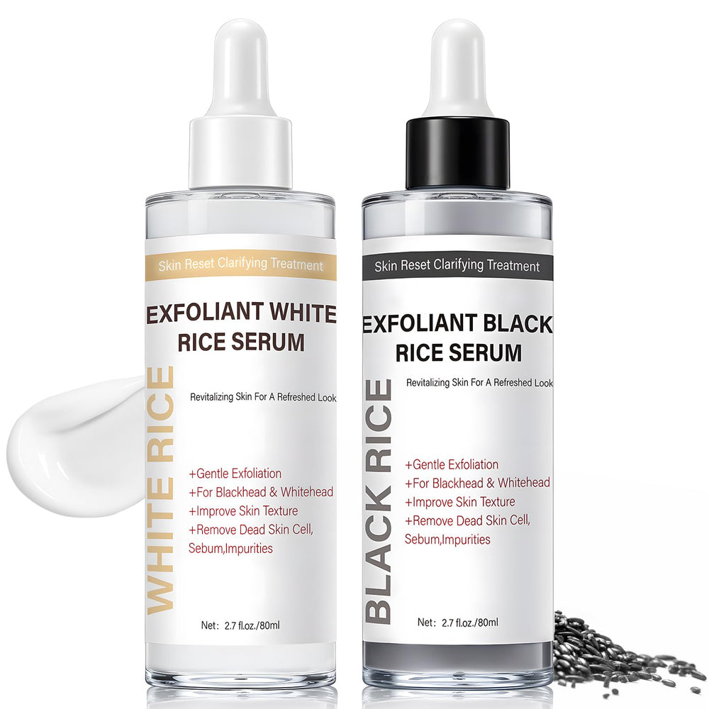 PIVETOS Glow Rice Exfoliant Duo packaging highlights premium skincare.