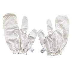 PJxtal Garshana gloves pack front for at-home Ayurveda massage