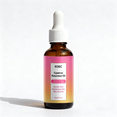 PKQLQ Organic Cyperus Rotundus Oil dropper pour, portable hair-inhibitor for body use.