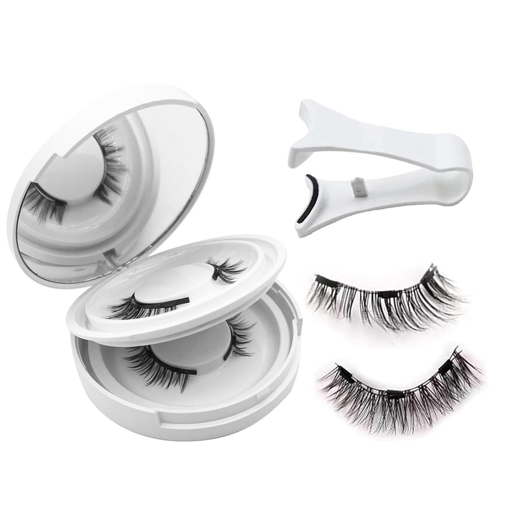 PKsiauya Ginani magnetic lashes compact pack showing lightweight design for all-day wear.