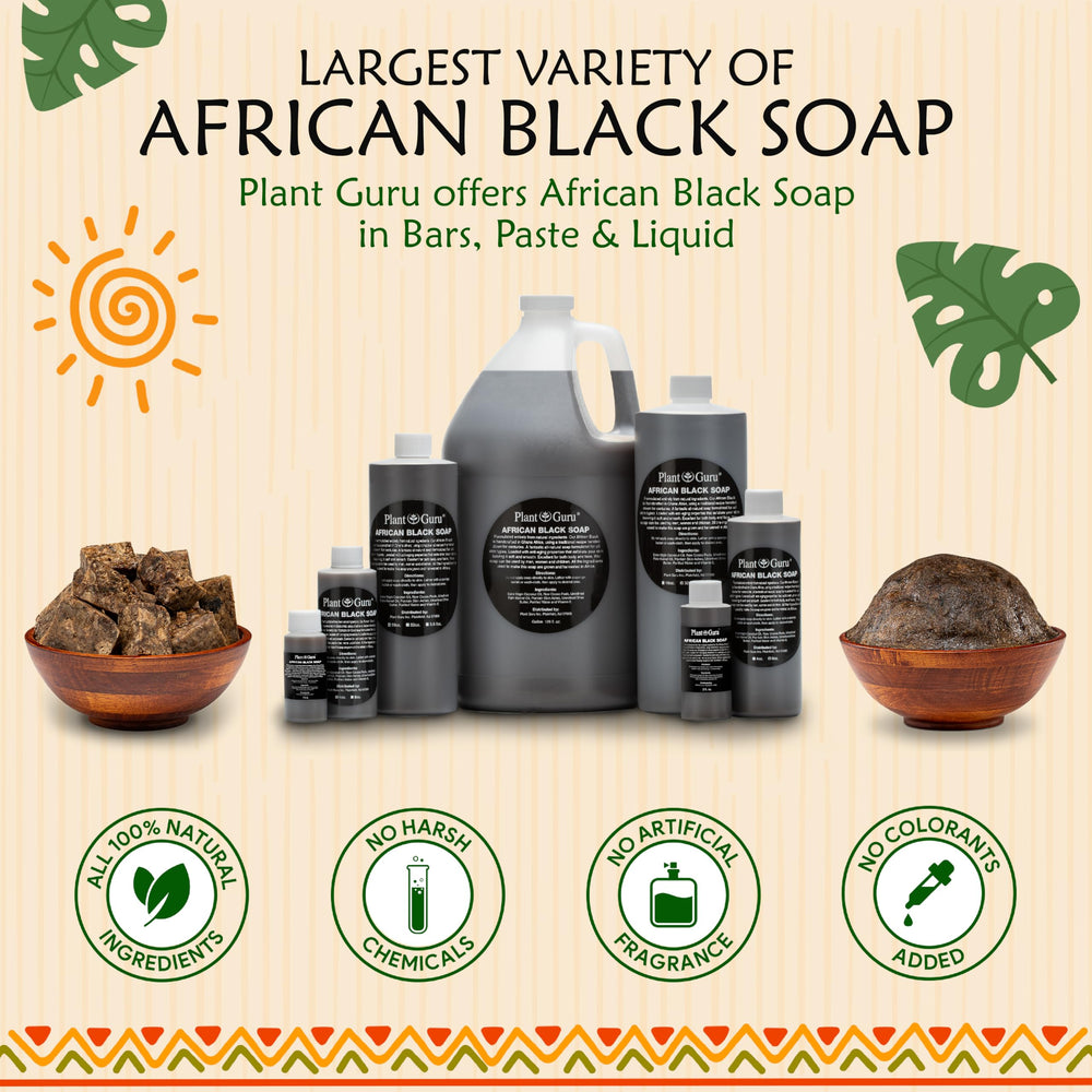 Plant Guru African Black Soap shea butter detail highlighting moisture.