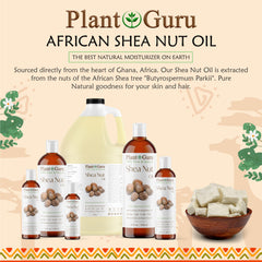 Plant Guru African Shea Nut Oil on skin for deep moisturization