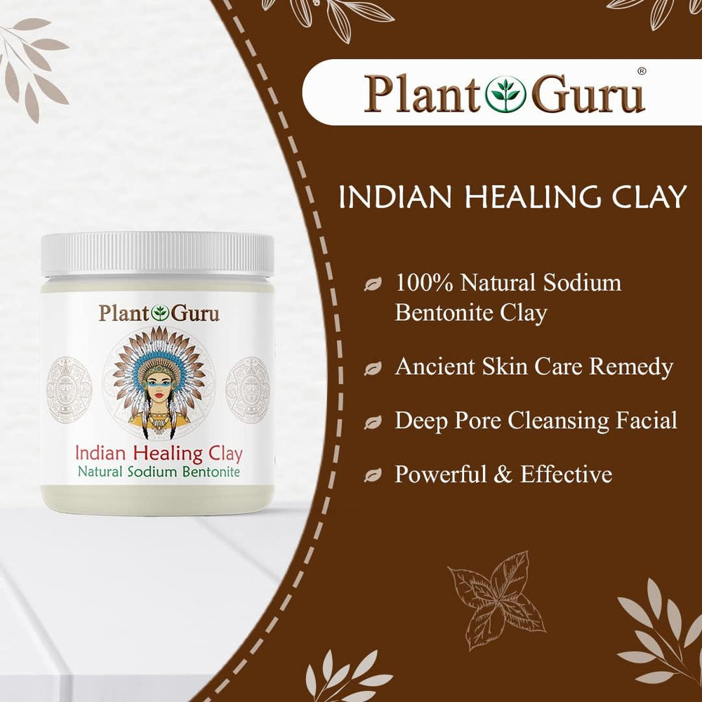 Plant Guru anti-aging clay supports a brighter, refreshed look.
