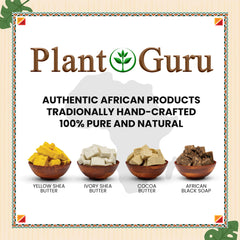 Plant Guru Black Soap hair scalp clarifying visual showing clean roots.