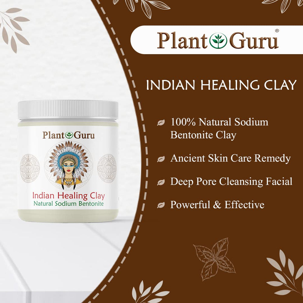 Mixing Plant Guru clay paste in a bowl for a facial treatment.