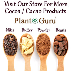 Plant Guru eco-friendly packaging emphasizes sustainability for cocoa butter buyers.