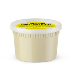 Plant Guru raw african shea butter packaging highlights pure moisture for skin and hair.