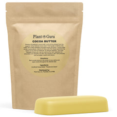 Plant Guru raw cocoa butter 8 oz bar for DIY skincare and recipes