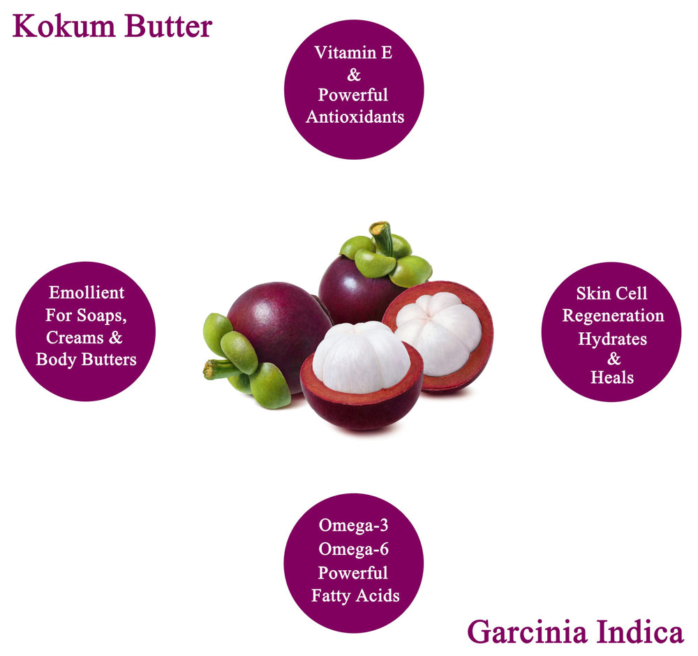 Plant Guru Kokum Butter displayed in skincare setup as versatile base