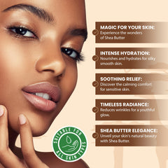Plant Guru Shea Butter hand application demonstrates smooth skin.
