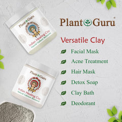 Plant Guru clay sourced from ancient volcanic ash and packaged in the USA.